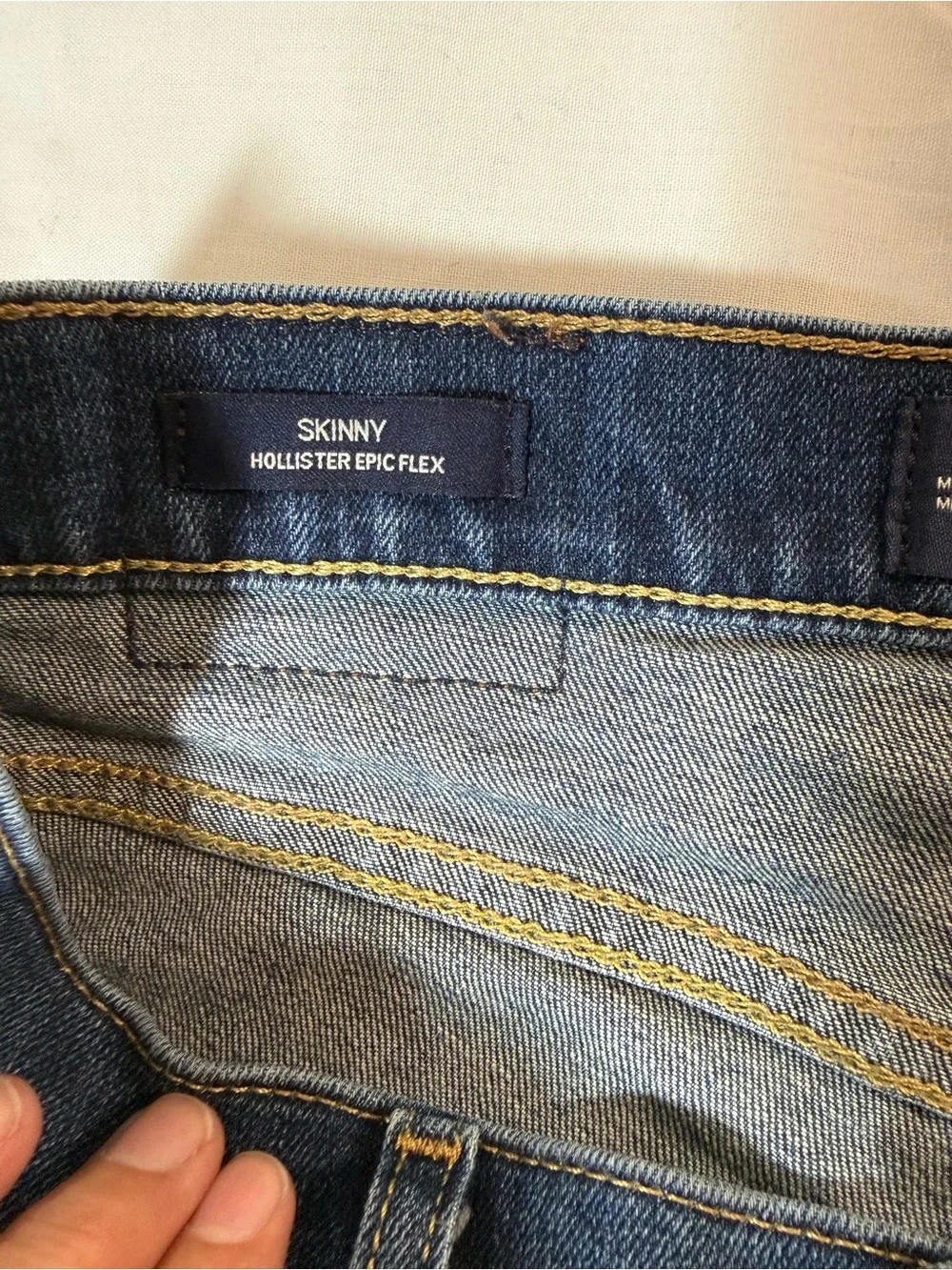 Hollister Skinny Epic Flex Dark Blue Jeans